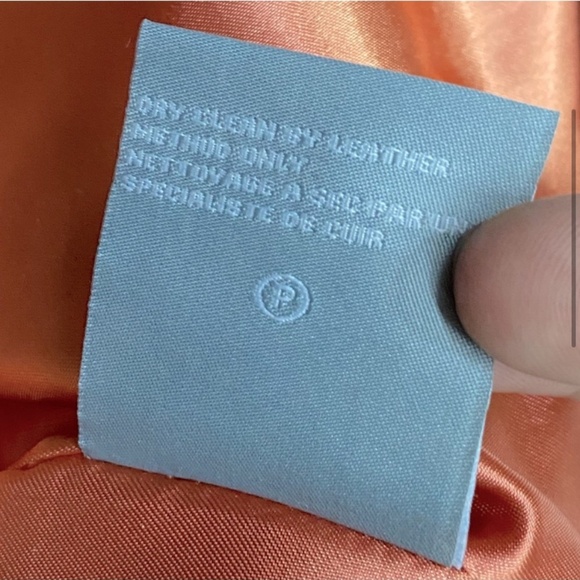 Vintage Guillaume Coral Orange Full Zip Embroidered Suede Jacket M - Picture 5 of 11